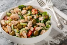 Photo of Салат с тунцом и оливками