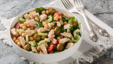 Photo of Салат с тунцом и оливками