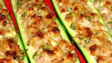 Photo of Кабачковые лодочки с фаршем