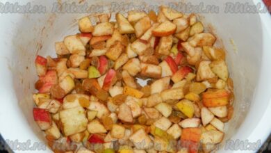 Photo of Яблочный пирог с корицей и ванилью