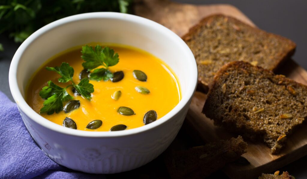 Фото 33 — Тыквенный суп с имбирем и кокосовым молоком