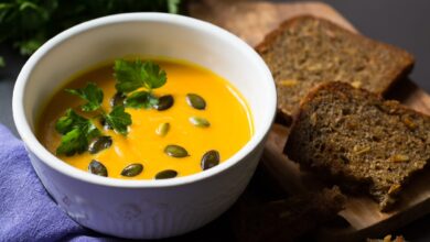 Photo of Тыквенный суп с имбирем и кокосовым молоком