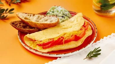 Photo of Омлет с беконом и сыром на завтрак