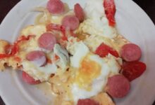 Photo of Яичница с помидорами и перцем