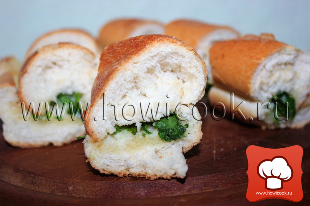 Фото 22 — Багет с чесноком и травами