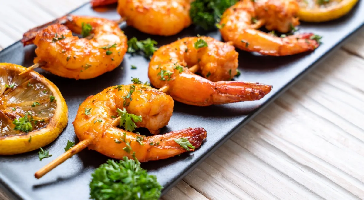 Фото 11 — Чесночные креветки на гриле