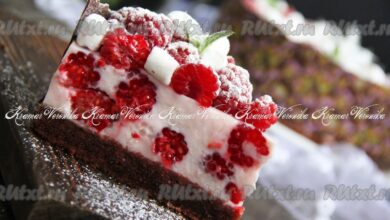 Photo of Шоколадный торт с малиной