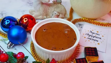 Photo of Шоколадный мусс с малиновым кули