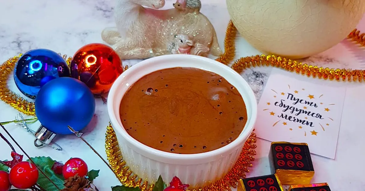 Фото 57 — Шоколадный мусс с малиновым кули