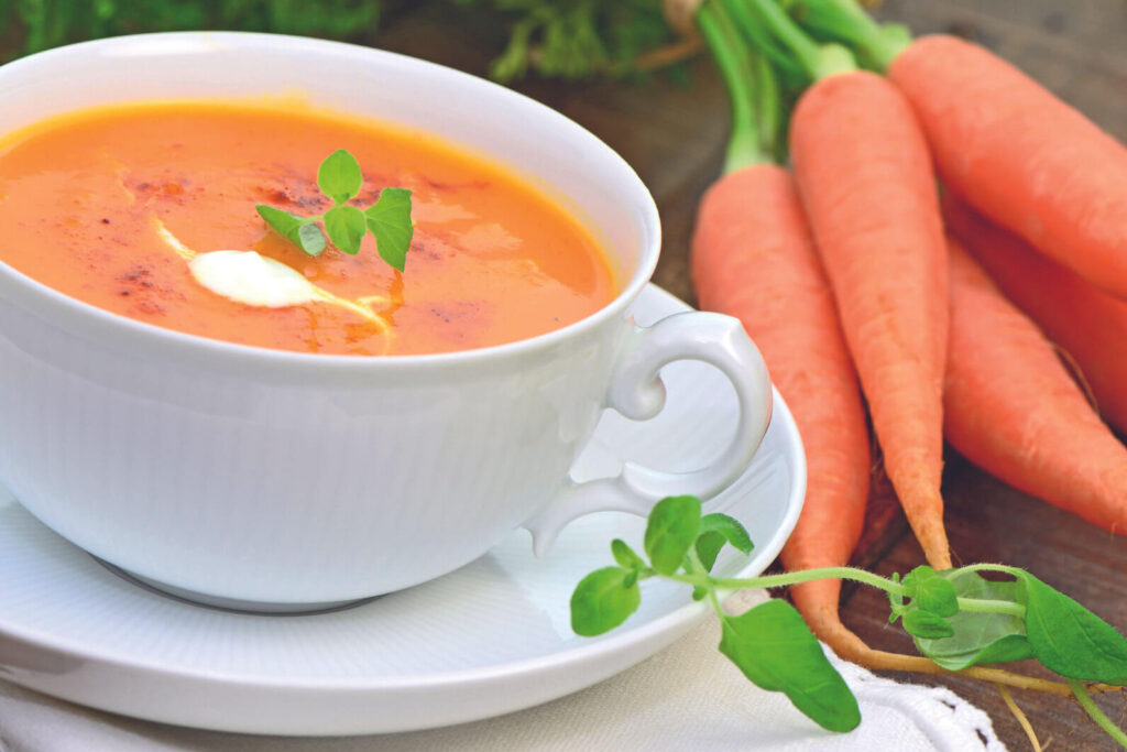 Фото 13 — Морковный суп с имбирем и кокосом