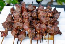 Photo of Шашлык из баранины с лавашом